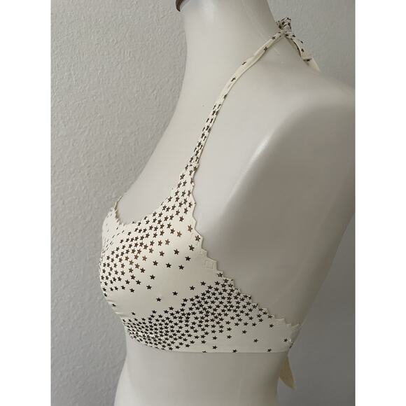 PilyQ Swim Women Bikini Top City of Stars Reversible Seamless Swimwear - Picture 4 of 9